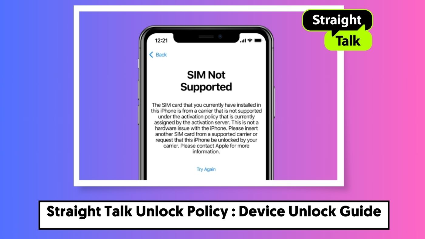 Straight Talk Unlock Policy